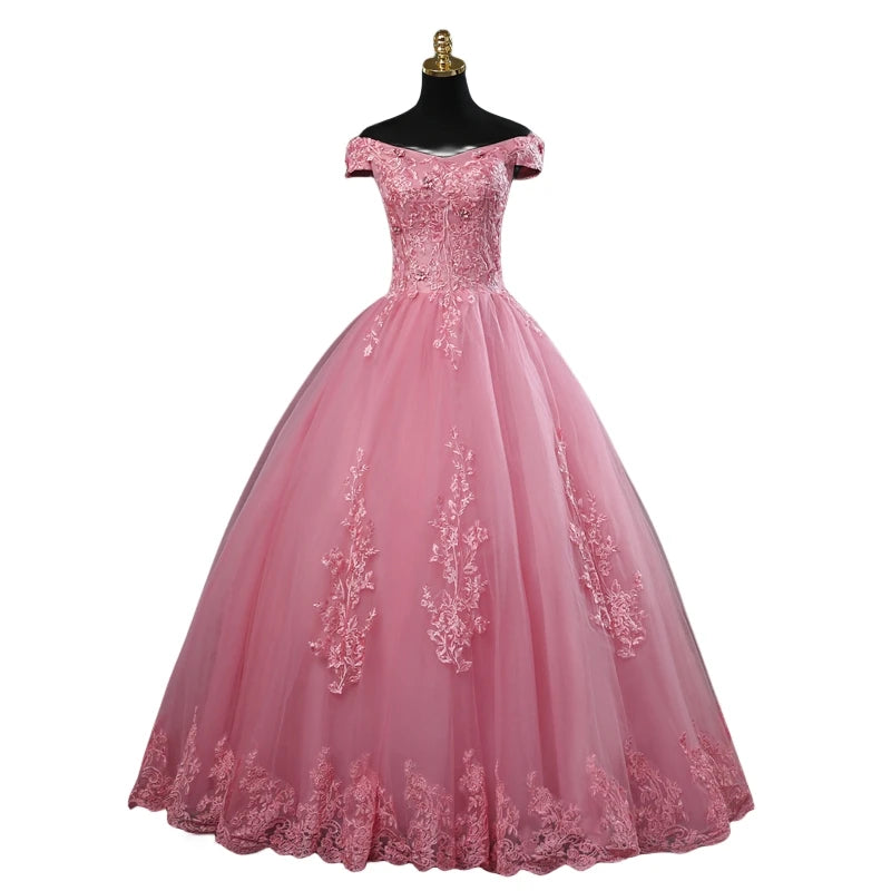 Y&M Novias Off Shoulder Plus Size Vestido De Noiva 2026 New Wedding Dress Train or Floor Customized large Bridal Tulle Mariage