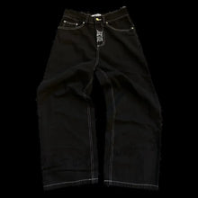 Retro Skull Embroidery Y2K Jeans Mens Hip Hop Washed Baggy Denim Pants New Straight Casual Loose Wide Leg Trouser Streetwear