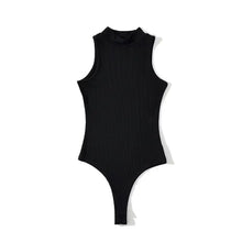 Womens Mock Neck Bodysuit Slim Sleeveless Tank Top Casual