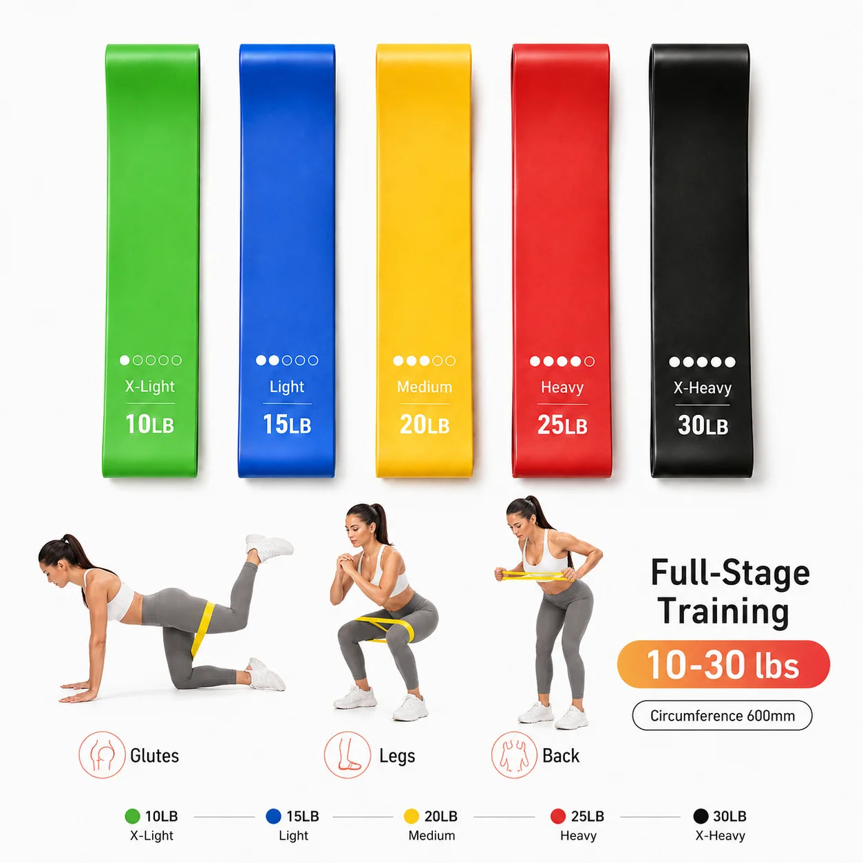 Resistance Bands Set Gym Equipment for Home Fitness Elastic Bands Strength Agility Training Equipment Handy Gym Workout Boxing
