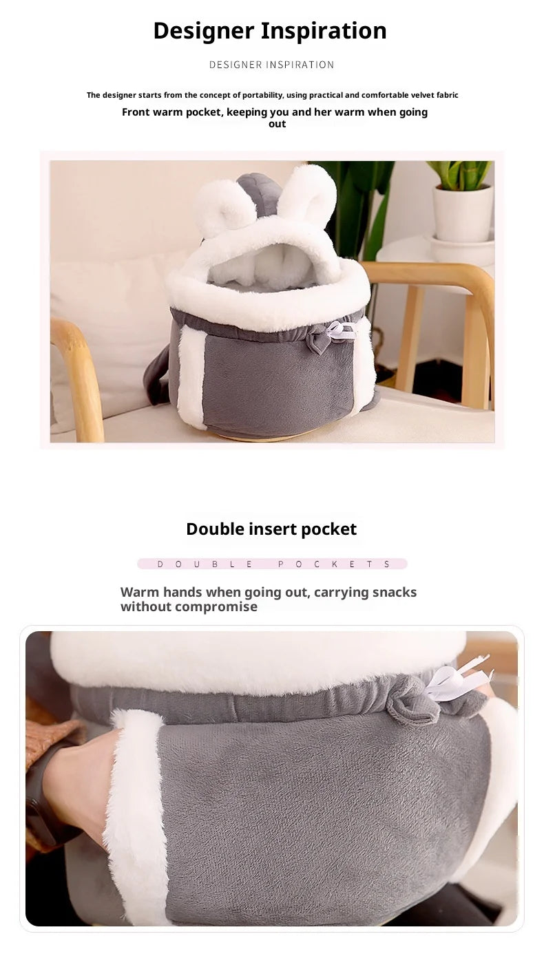 Cat Backpack Carrier with Bed Portable Bubble Window Pet Carrier, Airline Approved Soft-Sided for Small Dog, Travel, Hiking
