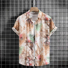 Simple Men'S Shirt 3d Printed Retro Fashion Top Loose Oversized Wear Every Day Casual Short Sleeved Shirt Comfort Men'S Clothing