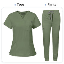 Scrub Sets Uniform Women Joggers Medical Accessories Healthcare Surgical Uniforms Lab Veterinary Clinic Working Clothes Set Mens