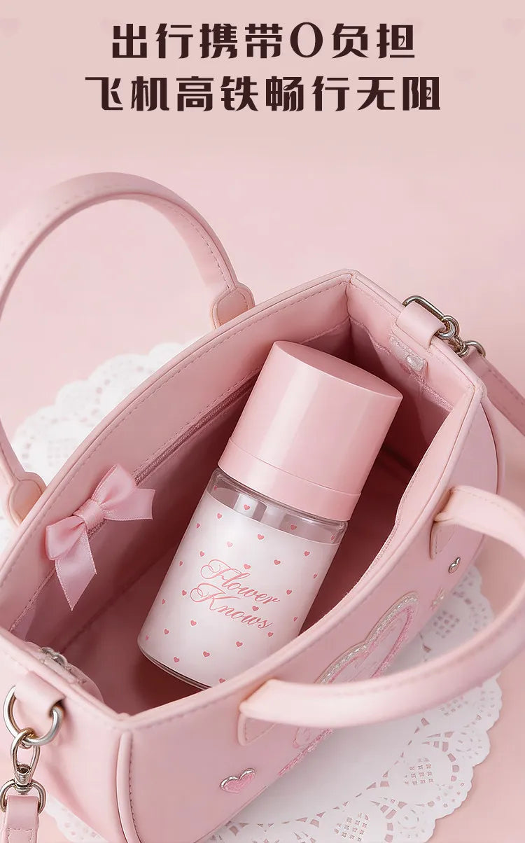 Flowerknows Pre Makeup Moisturizing Essence Setting Spray for Makeup Face Primer Korean Skin Care Products Hydrating Face Mist