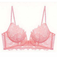 Women Lace Lingerie Set Elegant Sexy Bra Set See Through Underwear Ventilate Ladies Bra and Panty Set