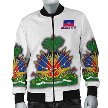 New 3D Printed Haiti Bomber Jackets National Flag Retro Men Women Long Sleeve Streetwear Oversized Flight Jacket Female Clothing