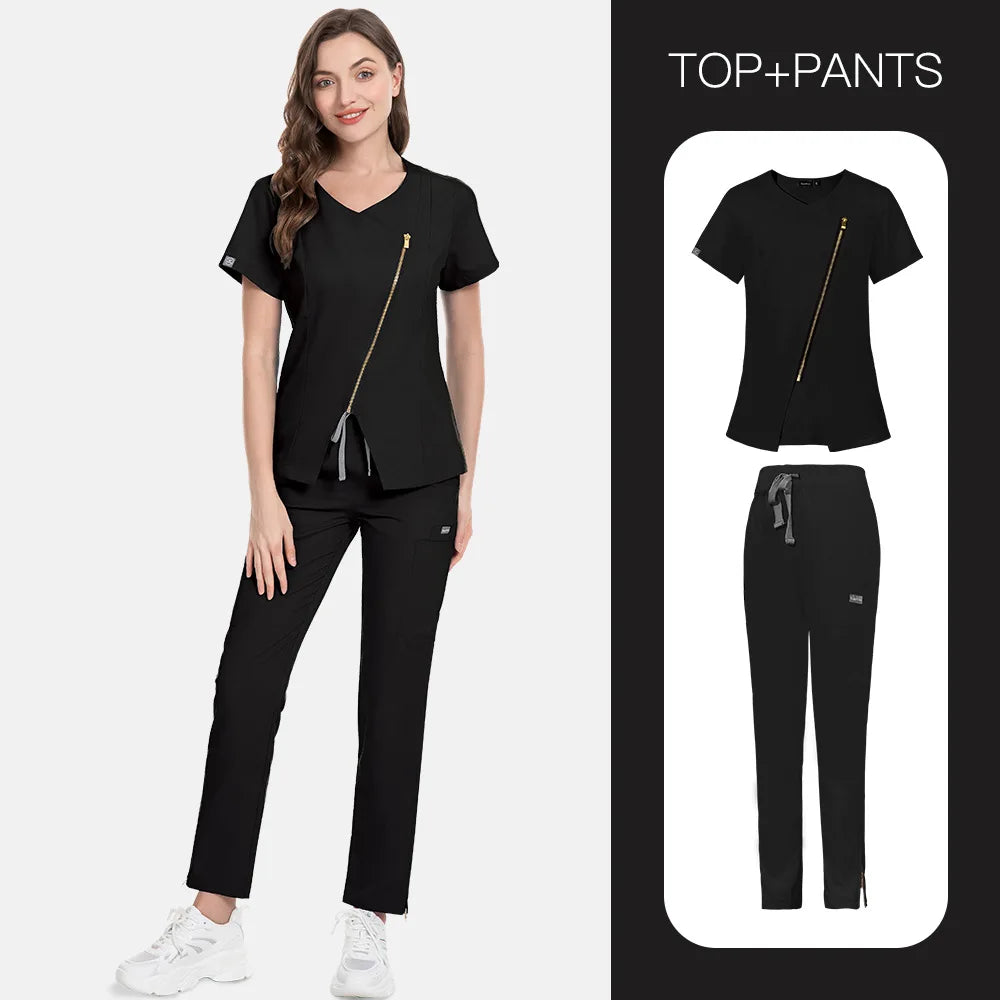 Solid color medical uniforms, beauty salons, SPA clubs, specialized workwear, postpartum care center nursing staff uniforms