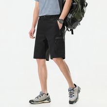 Summer Quick Dry Cargo Shorts Mens Lightweight Work Cargo Shorts Multi Pockets Waterproof Outdoor Hiking Fishing Shorts Male