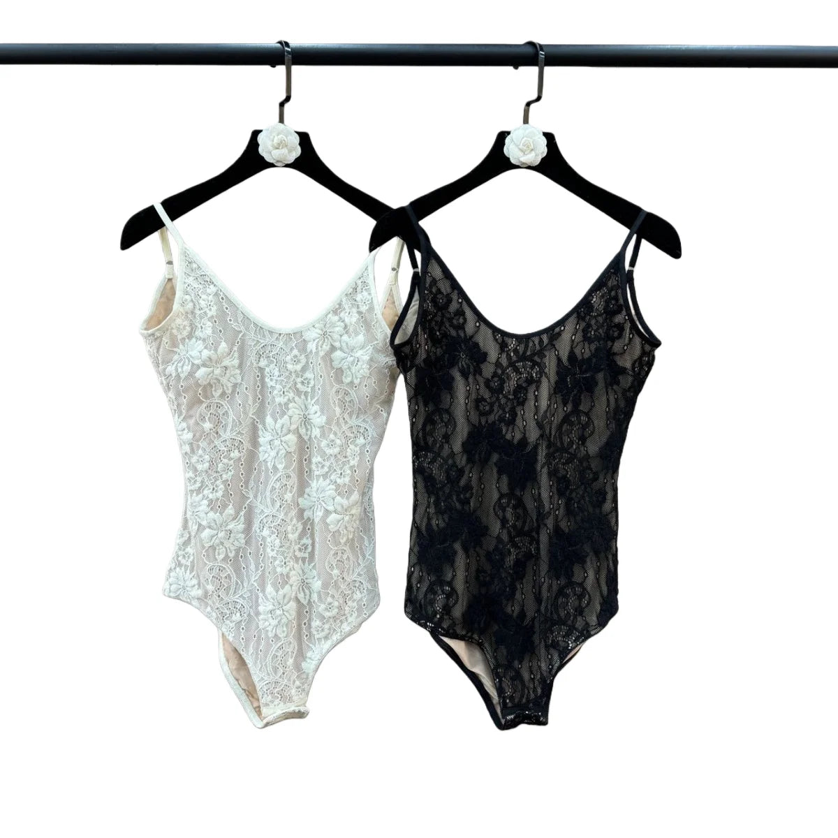 Y2K Bodysuit Backless Lace Camisole Slim Fit Womens Tank Top