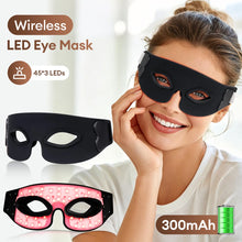 Red Light Wireless 7 Color LED Silicone Eye Mask Photon Light 135 LED Beads Anti Dark Circle Eye Fatigue Relief Beauty Eye Mask