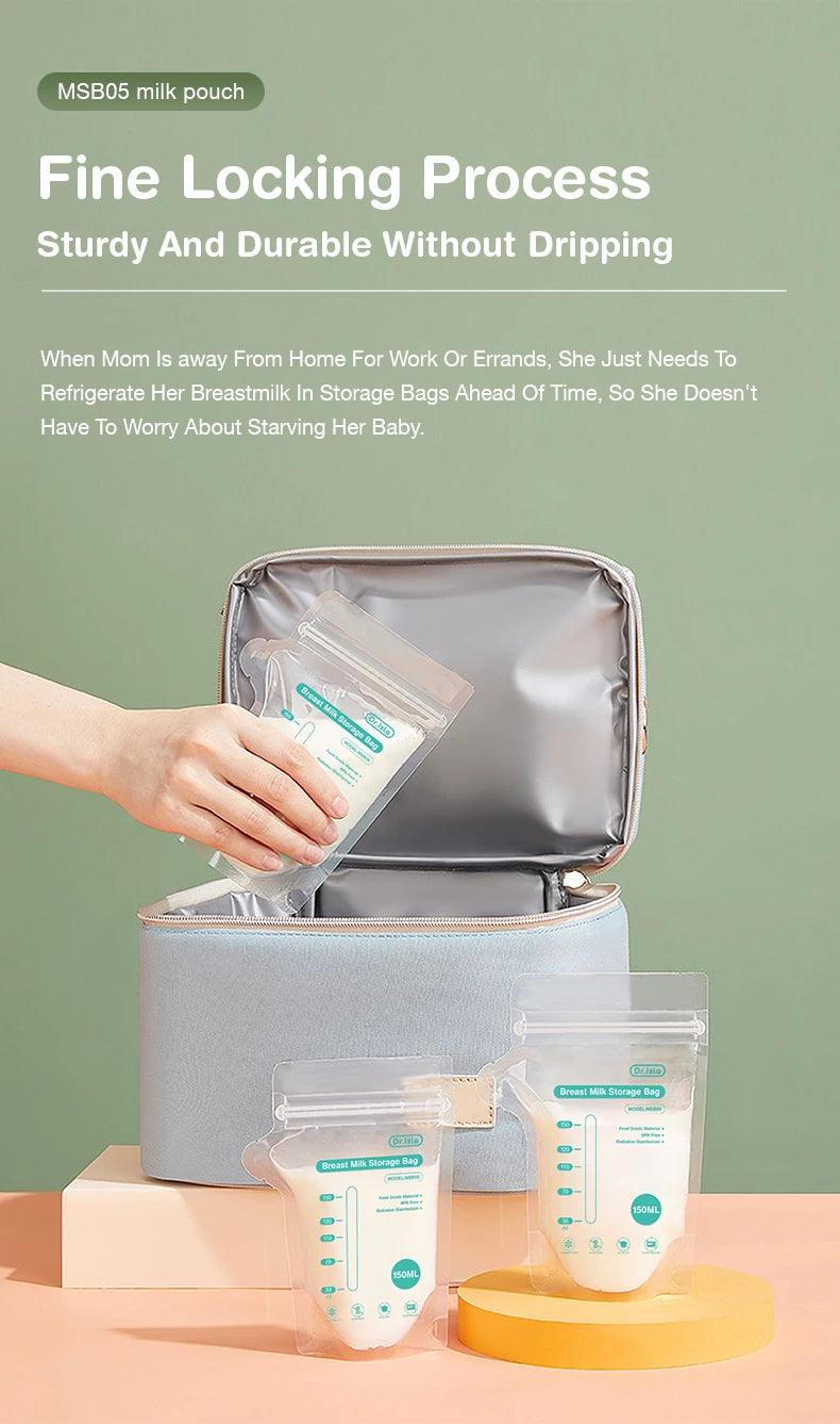 MAMIJOY 10/30Pcs 150/250ML Breast Milk Storage Bag Disposable Capacity Frozen Milk Storage Bag BPA Free MSB05