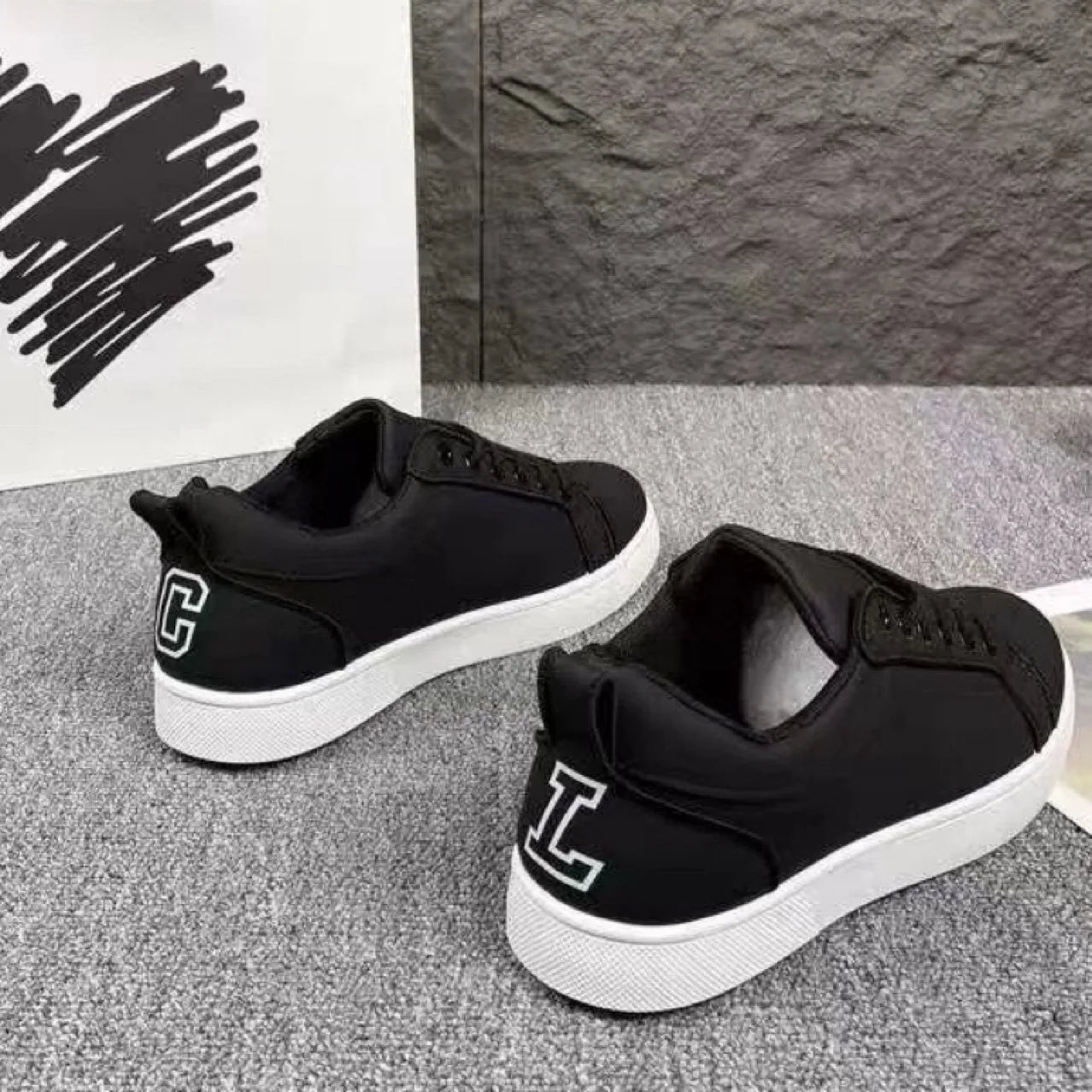 Men's Light Luxury Sneakers Korean Edition Flat Casual Shoes