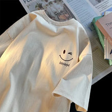 T-shirt à manches courtes imprimé, tendance et décontracté, style unisexe, coupe ample, grande taille, pour femmes et hommes