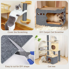 40x300cm Cat Scratcher Sofa Protector Cats Scratcher Pad Board Protection Trimmable Self-adhesive Carpet DIY Cat Scratch Mat