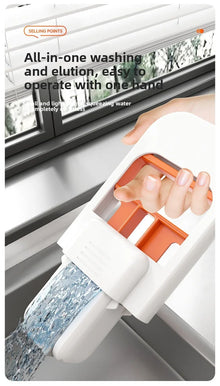 Mini Sponge Mop Hand-free Wash Mops Mini Portable Super Absorbent Mop for Desktop Floor Bathroom Kitchen Glass Car Cleaning