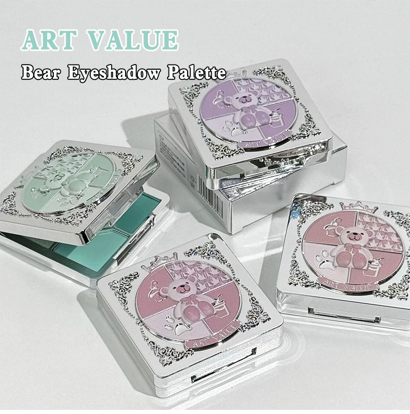 5 Colors Eyeshadow Palette Purple Glitter Pearlescent Matte Eye Shadow Shimmer Makeup Long Lasting Women Beauty Eye Cosmetics