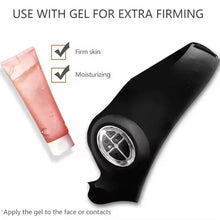 V Face Lifting EMS Facial Mask Red Blue Light Therapy Anti Aging Skin Tightening Firming Beauty Device Rechargeable Tool