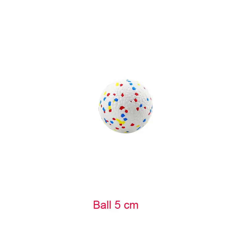 Bite Resistant Solid Dog Ball Toys for Small Dogs High Elasticity E-TPU Pet Chew Ball Toy Non Squeak Interactive Puppy Toy
