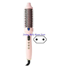 K1AD Multi Function Hair Brush For Straightening And Curling Volumizing Dry Or Wet Hair ABS Material Lightweight Design
