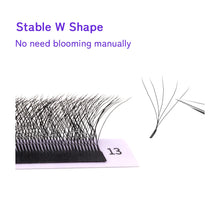 LUKATME 5D W Eyelash Extensions C/D Curl 8-15mm W Shaped 5D Fans False Lashes Mega Volume 5D Eyelash for Makeup
