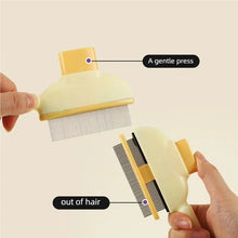 Self Cleaning Pet Grooming Brush Slicker Comb for Cats Dogs Deshedding Dematting Tool for Long Short Fur Loose Hair Remover
