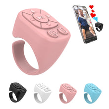 Tiktok Scrolling Ring Tiktok Remote Control, Bluetooth Page-Turning Ring Scroll Device for iPhone and Ipad, with Camera Shutter, Short Video and Music Remote Control Functions, Compatible with Ios and Android Phones