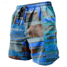 Ethnic Totem 3D Printed Men's Beach Pants Men's Summer Breathable Shorts Men's Fitness Street Shorts Large Size Drawstring