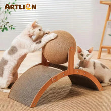 ARTLION Cat Scratching Ball, Cat Scratching Board, Cat Toy Ball, Cat Toy with Ball, Suitable for Cats and Dogs, Dog Toy