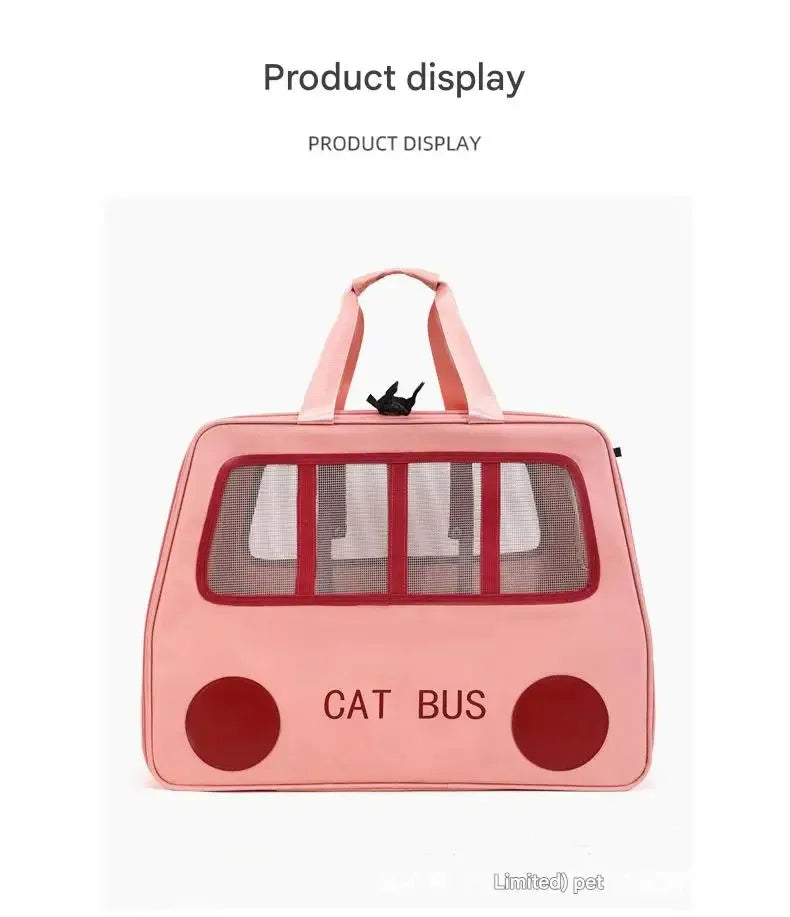 Large Capacity Portable Pet Cart Dog Breathable Pet Touring Car Zipper Sealed Backpack Out Luggage