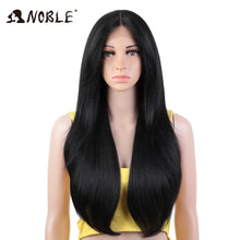 Noble 26 Inch Synthetic Lace Front Wig Ombre Blonde Cosplay