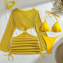 2026 Sexy Women Three Piece Bikini Set Beach Swimwear