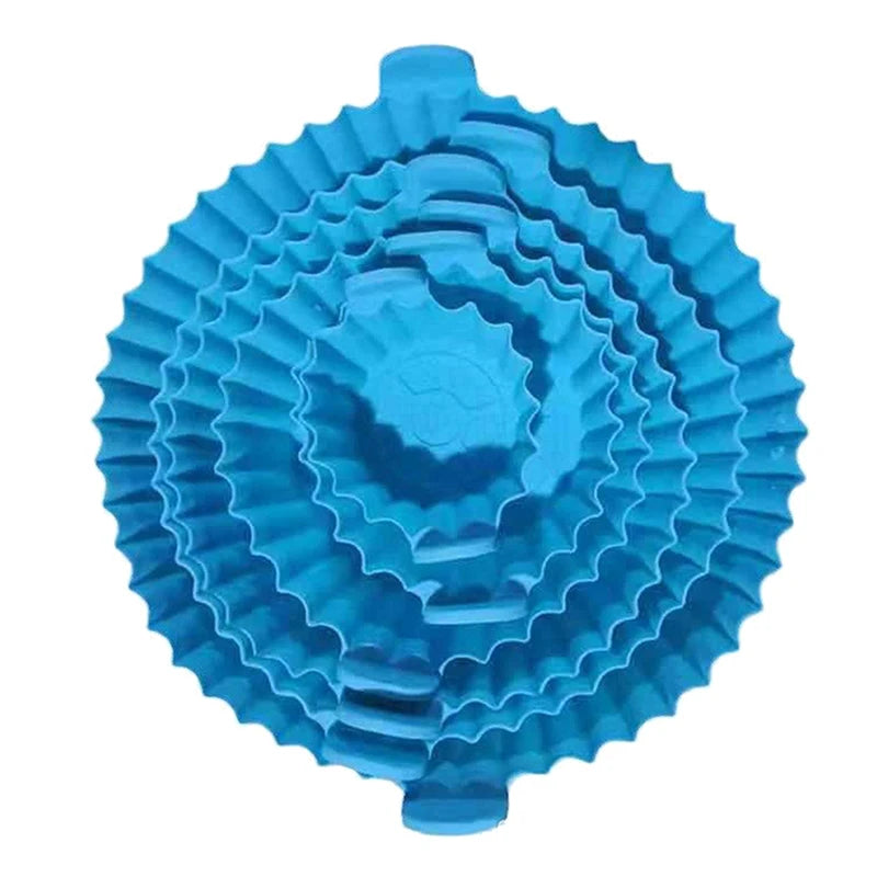 Air Fryer Silicone Tray Baking Mat Fried Basket Liner Pot Holder Grill Pan Replacement Bakeware Pizza Pan for Healthy Cooking