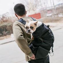 Dog Backpack Carrier Open Top Pet Travel Bag Breathable Washable Portable Outdoor Cycling Shopping Puppy Cat Backpack Pet