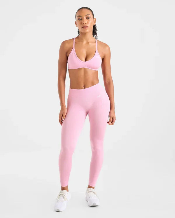 2 Pieces Set Adapt Seamless Strappy Sports Bra Leggings Set Yoga Fitness Set Women Workout Running Sports Leggings Gym Suit