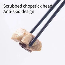 Anti-slip high-end alloy chopsticks, household anti-mold chopsticks, light luxury black tableware