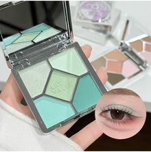 5 Colors Eyeshadow Palette Purple Glitter Pearlescent Matte Eye Shadow Shimmer Makeup Long Lasting Women Beauty Eye Cosmetics