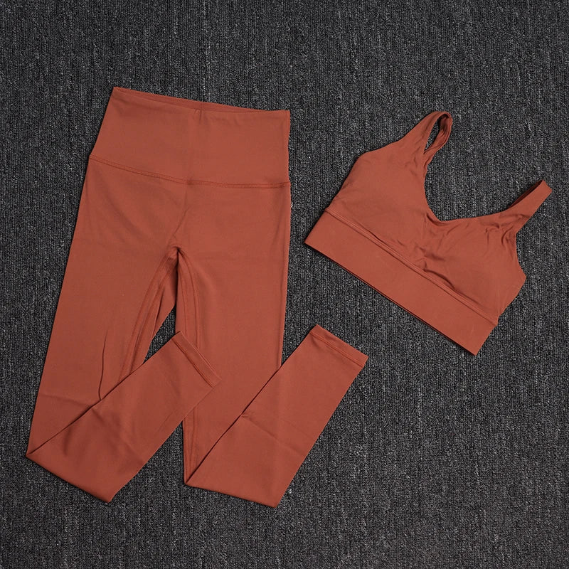 TRY TO BN Gym Clothes Woman Sports Yoga Set Bras High Waist Leggings Fitness Sportswear Workout Suits Training Women's Tracksuit
