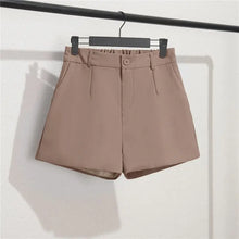 Korean Style Casual Elegant Office Lady Shorts Elastic Waist