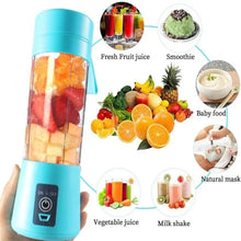 Mini 380ML Hand Fruit Blender Portable USB Rechargeable Juicer Cup for Shakes Smoothies Traveling Fruit Juicing Cup