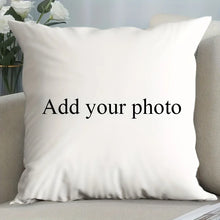 Custom Photo Pillow Cover Valentine'S Day Christmas New Year Family Chic Gift Pillowcase Wedding Anniversary Cushion Cover