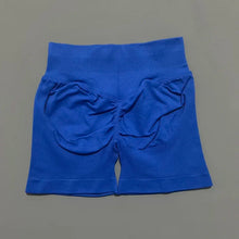 HISTELLO Sports Shorts 4.5" Women Yoga Shorts Seamless Low Waist Scrunch Bum Gym Leggings Workout Stretch Fitness Sports Shorts