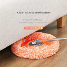 Rotatable Sunflower Household Removable High-rise Cleaning Supplies Round Cleaning Mop with Extension Pole for Wall Ceiling