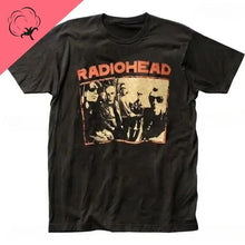 T-shirt Radiohead Homme Vintage Classique Tees Tournée Nord-Américaine Rock Garçon t-shirt femme Camisetas Hombre Hip Hop Street décontracté Haut