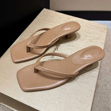 Summer Women Clip Toe Slippers Comfort Low Heel Slides Shoes Ladies Casual Dress Street Style Sandalis