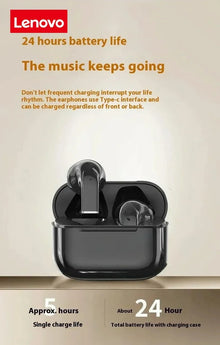 Lenovo Mini Pro 5s Earphones Wireless Bluetooth Earbuds Long-Last Noise Cancellation Headphones Extended Battery Life With Mic