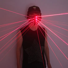 Red Laser Mask Light Up Party Masks Halloween Cosplay Supplies LED Glowing Mask DJ Nightclub Disco Decoration Luminous Mask