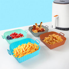 Doublures en silicone pour friteuse à air, gadgets de cuisine pour panier de friteuse à air, plateau de cuisson réutilisable, moule à pizza antiadhésif, accessoires de cuisine pour four