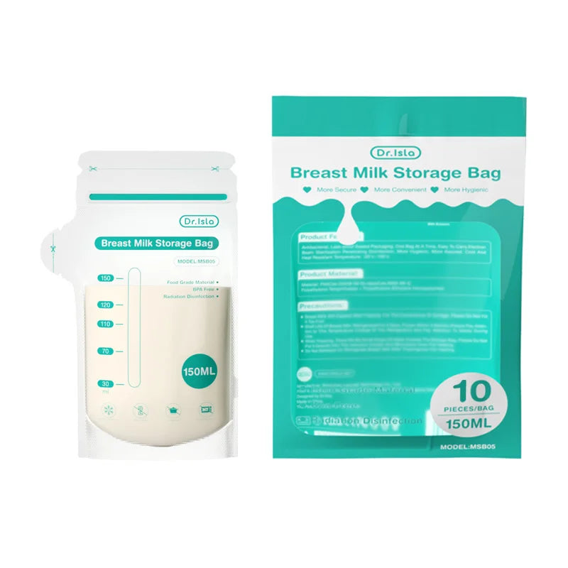 MAMIJOY 10/30Pcs 150/250ML Breast Milk Storage Bag Disposable Capacity Frozen Milk Storage Bag BPA Free MSB05