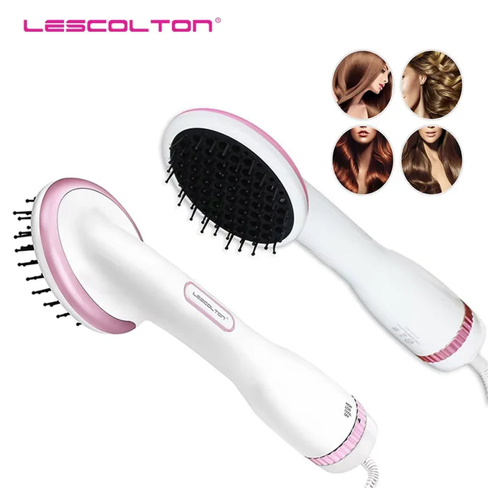Brosse soufflante multifonctionnelle Lescolton One Step, peigne séchoir à ions négatifs, lisseur et brosse coiffante