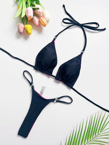 Ruotonsept Bandage Bikinis Set Two Piece Triangle Swimwear
